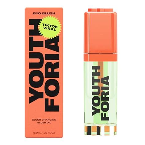 Youthforia BYO Blush, Color Changing Blush Oil, Reacts To Skin’s.
